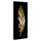 Stupell Industries Glam Lined Feather Canvas, design by Kim Allen